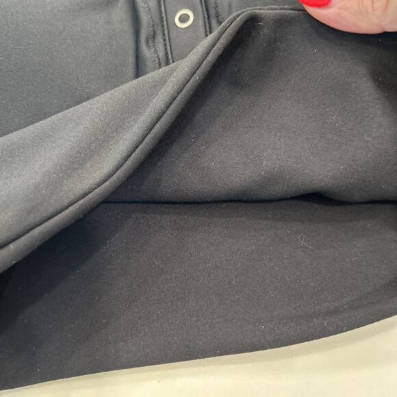 NWT YPB Abercrombie Sz X-small Black Top sculptLUX Plunge Henley Slim Tank Bra - Picture 11 of 11